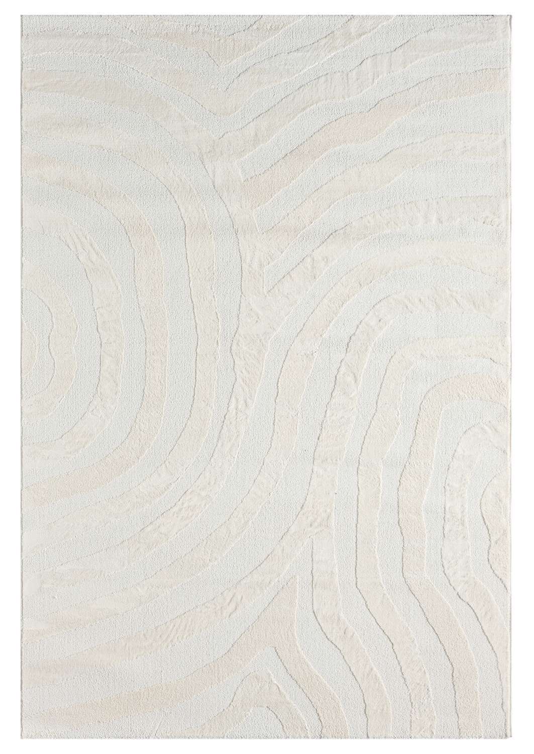 Moderne-Teppiche-Wohnzimmer-Schlafzimmer-Boho-Optik-Skandinavisch-Hochtief-1852-kurzflor-teppich-wellen-bogen-regenbogen-skandi-hali-rug-kurzflor-modern-schlafzimmer-wohnzimmer-creme-gra_9